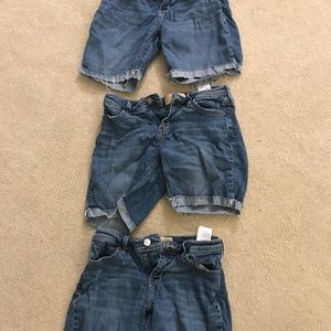 Bundle of 3 hollister women's boy shorts